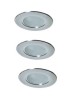 Quasar Round Recessed 6826 Brushed Chrome Effect 50w | B & Q