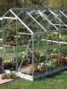 Silver Effect Frame + Toughened Glass + Base | B & Q