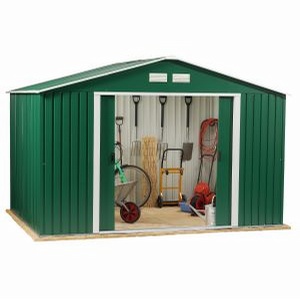 Springdale 10ft fronted x 10ft fully Hot Dipped Galvanised Shed | DIY Tools