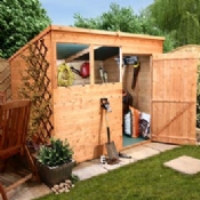 Garden Shed BillyOh Lincoln Tongue and Groove Pent 8' x 6' Wooden Shed