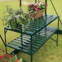 2 Tier Greenhouse Staging Shelving Staging